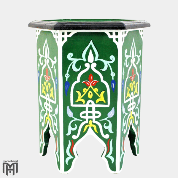 Moroccan Hexagon Side Table