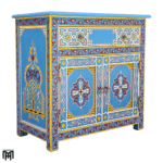 Moroccan Handmade Chest of Drawers ZRIYEK - Unique Style Tall Narrow Dresser