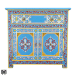 Moroccan Handmade Chest of Drawers ZRIYEK - Unique Style Tall Narrow Dresser