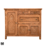 Moroccan Oriental Chest of Drawers ADIMAT - Cedar Wood Tall Narrow Dresser