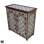 Moroccan Oriental Hand-Painted Chest of Drawers SANSIBAR - Tall Narrow Dresser