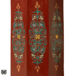 Moroccan Burgundy Octagonal High Table