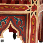 Hexagonal Arab side table