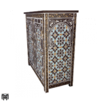 Moroccan Oriental Hand-Painted Chest of Drawers SANSIBAR - Tall Narrow Dresser