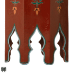 Moroccan Burgundy Octagonal High Table