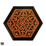 Moroccan Oriental Black KAHAL Side Table | Handcrafted Wood Coffee Table