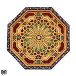 Moroccan Oriental AHLAM Tea Table | Hand-Painted Wood Coffee & Side Table