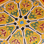 Moroccan KABORI Yellow Side Table | Handcrafted Wood Coffee & Accent Table