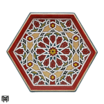 Moroccan Oriental Hand-Painted ROYA Tea Table | Artisan Wood Coffee & Accent Table