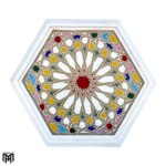 Moroccan Hand-Painted BAIDA-K Side Table | Artisan Wood Coffee & Accent Table