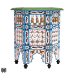 Moroccan Arabic Hand-Painted BYAD Table | Artisan Wood Coffee & Side Table
